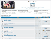 Tablet Screenshot of forum.cviky.info